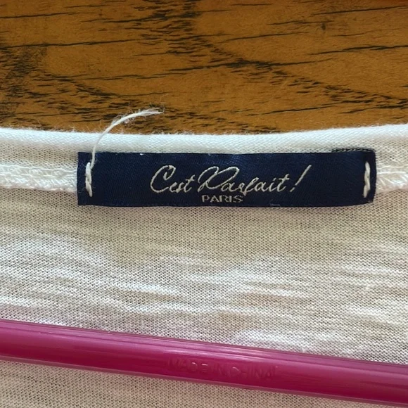 Italian linen cotton top OS - Picture 4 of 6